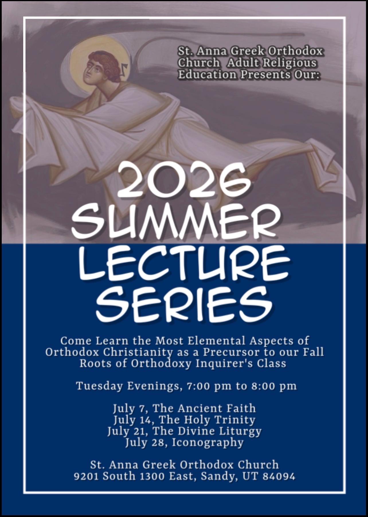 Summer Lectures 2026